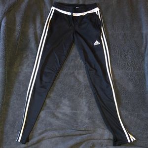 Adidas Black and White Track Pants